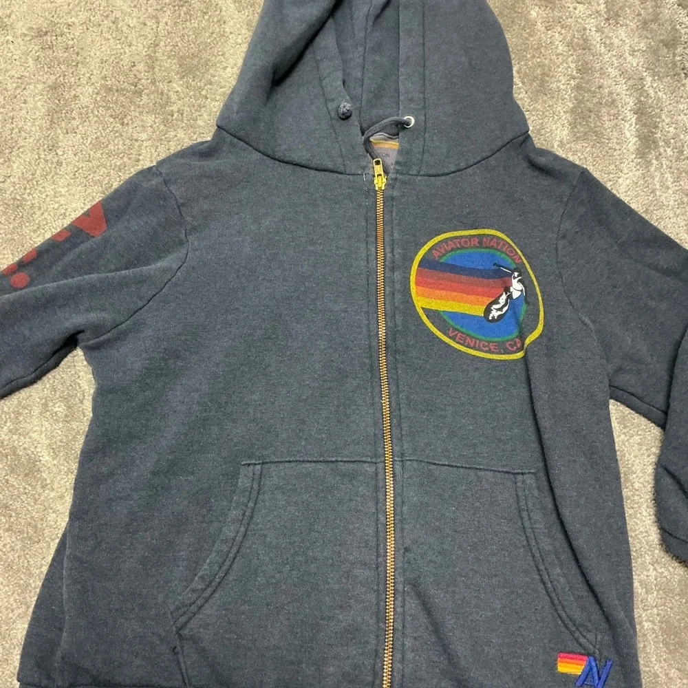 Aviator Nation Charcoal Hoodie - Picture 1 of 4
